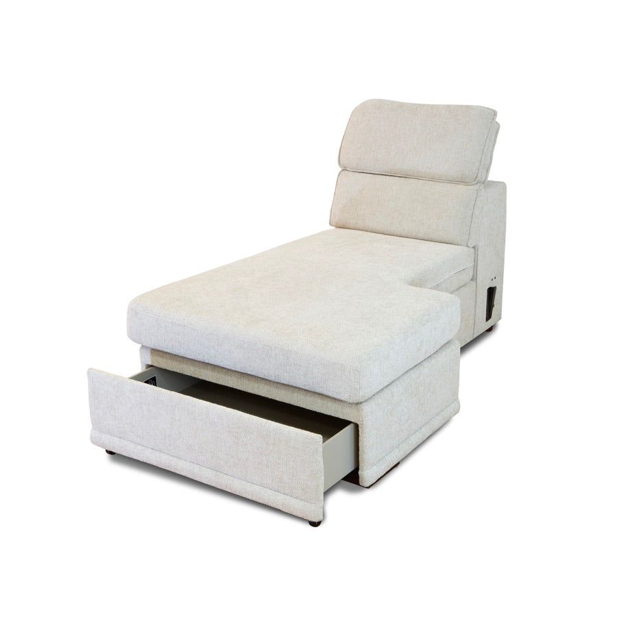 Reversible Chaise Storage