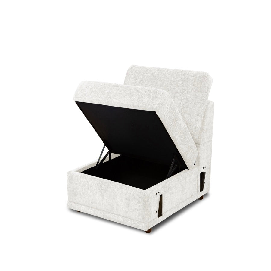 Armless Chair Storage