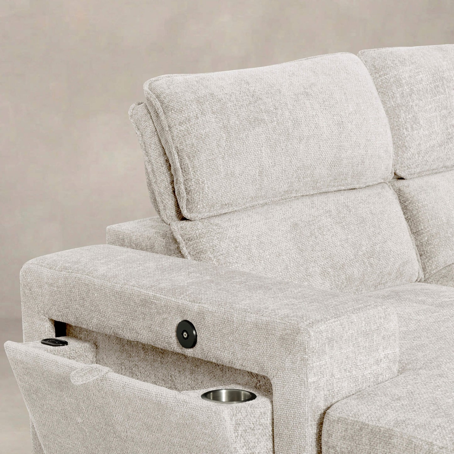 Reed armrest detail