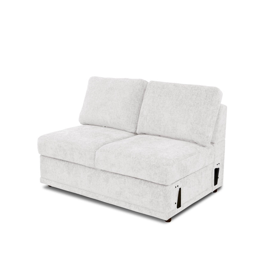 Armless Loveseat Storage