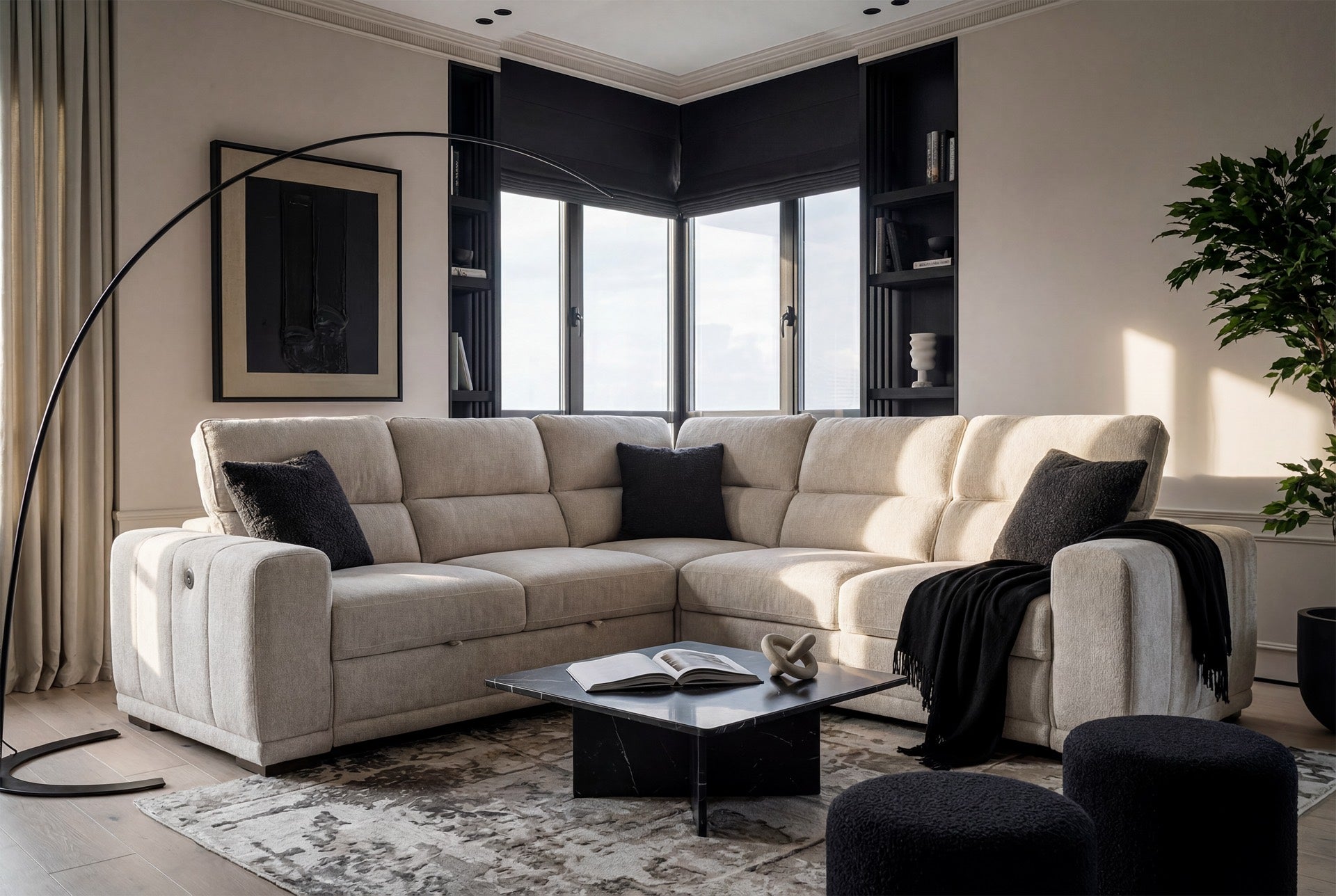 Carissima modular sofa in a living space